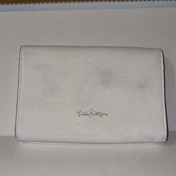 Elegant White Lilly Pulitzer Clutch - Picture 2 of 8
